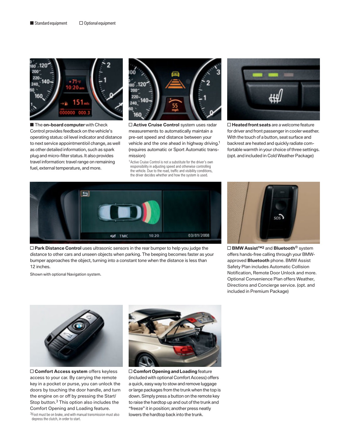 2008 BMW 3-Series Convertible Brochure Page 5